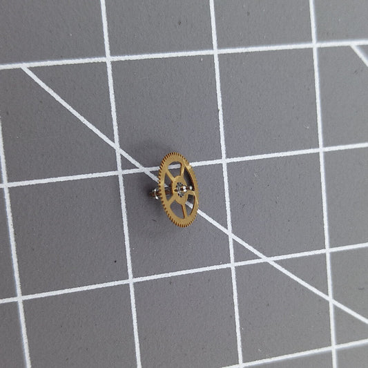Reduction wheel watch part #6408 compatible with ETA C01.211 movement, precision gear for watch repair.