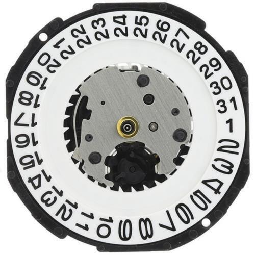 Hattori Epson TMI PC32 quartz watch movements with date display, Japan-made, pack of 3 for repairs.