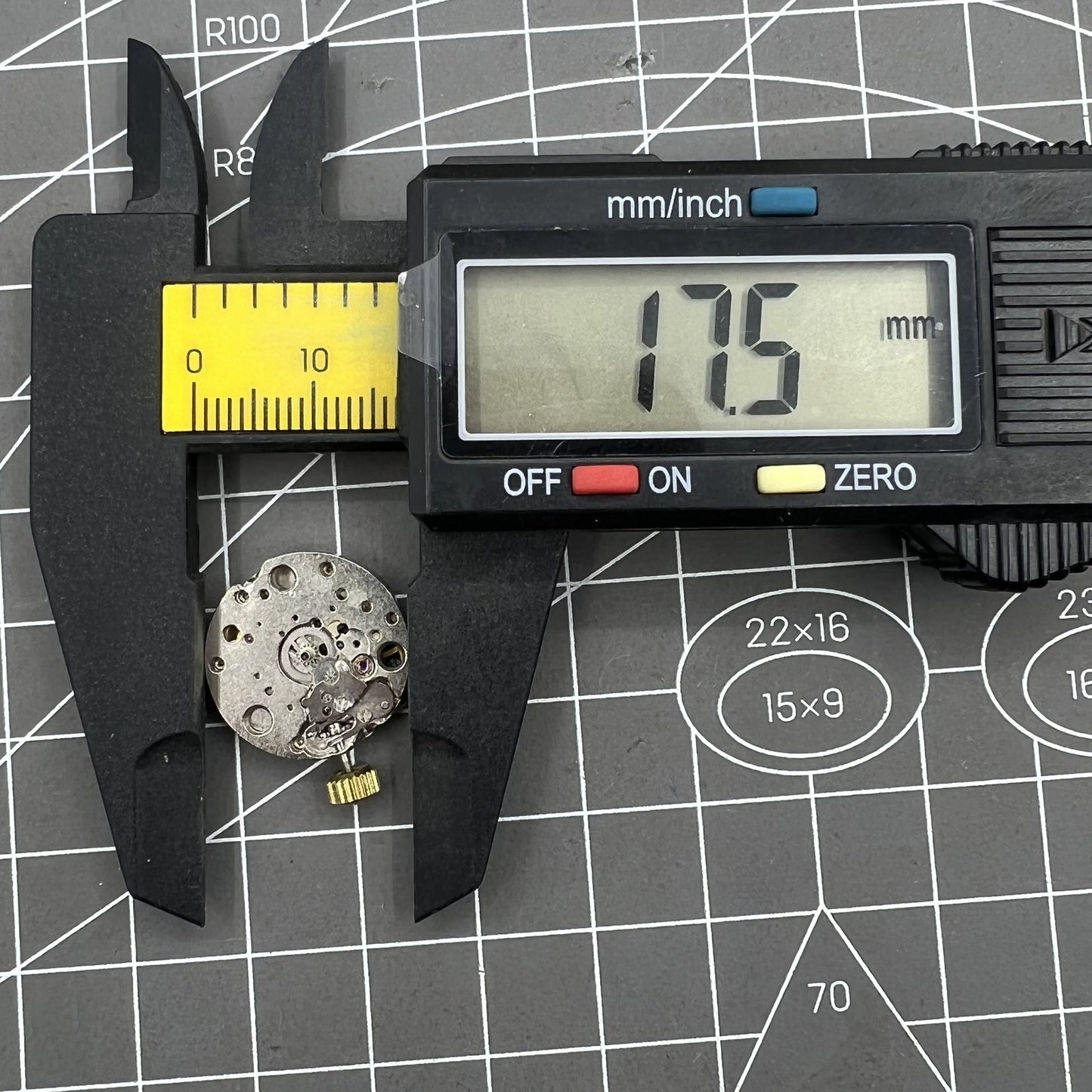 17.2mm Silver Old Shanghai Movement for Lady Watch Steampunk DIY Craft Parts