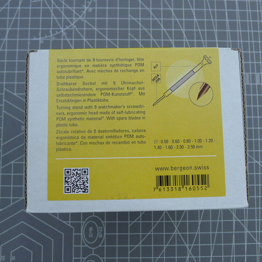 Bergeon 8899-S09 antimagnetic Ergo screwdriver with ergonomic handle for precise watch accessory repairs