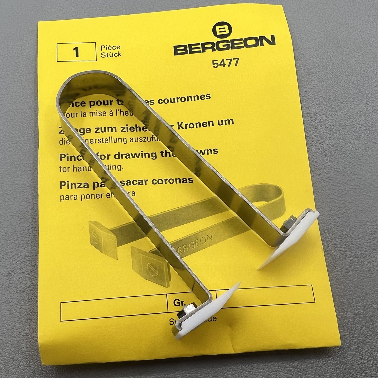 Outil de réglage de la couronne Swiss Bergeon 5477