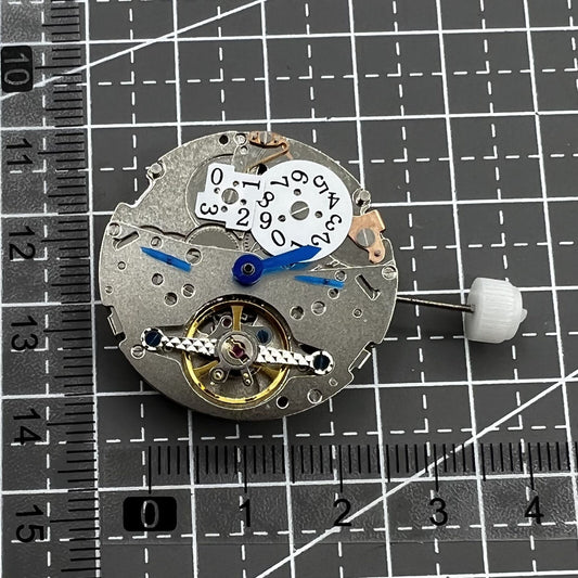 Shanghai watch accessory showcasing multifunction automatic mechanical movement with date display at 12 o'clock for precise timekeeping