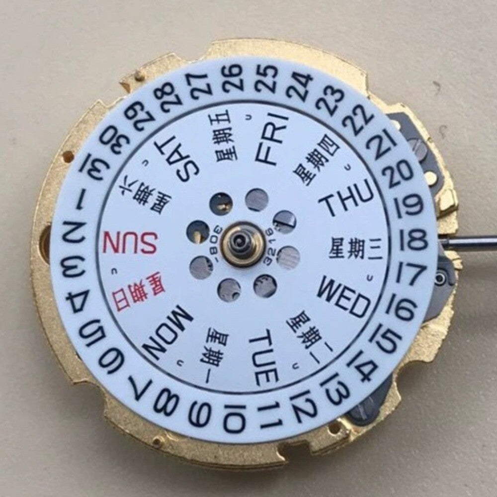 Golden Citizen watch accessory featuring Japan-made 8200/8215 movement and double calendar at 3 o?clock.