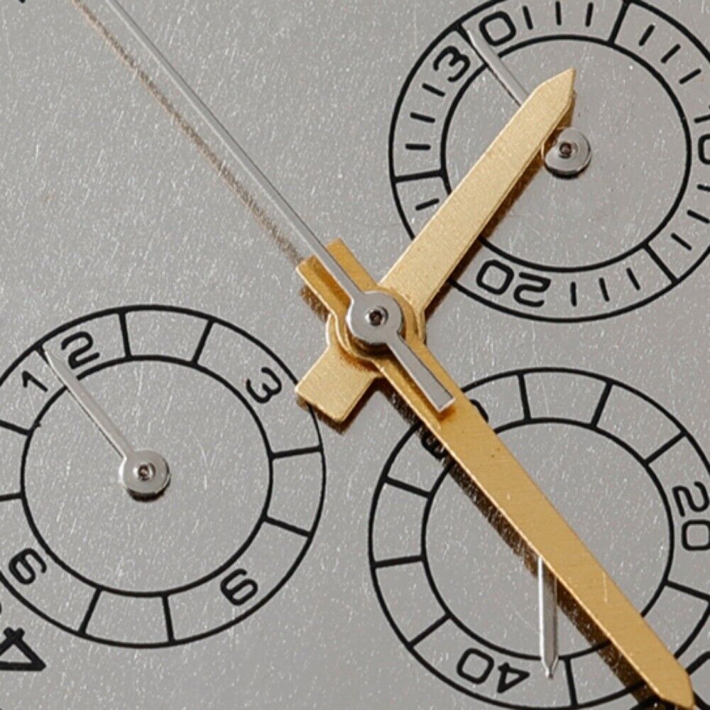 China Made 4130 automatic watch movement with multifunctional small second subdials at 3, 6, and 9 o'clock positions for precision timing.
