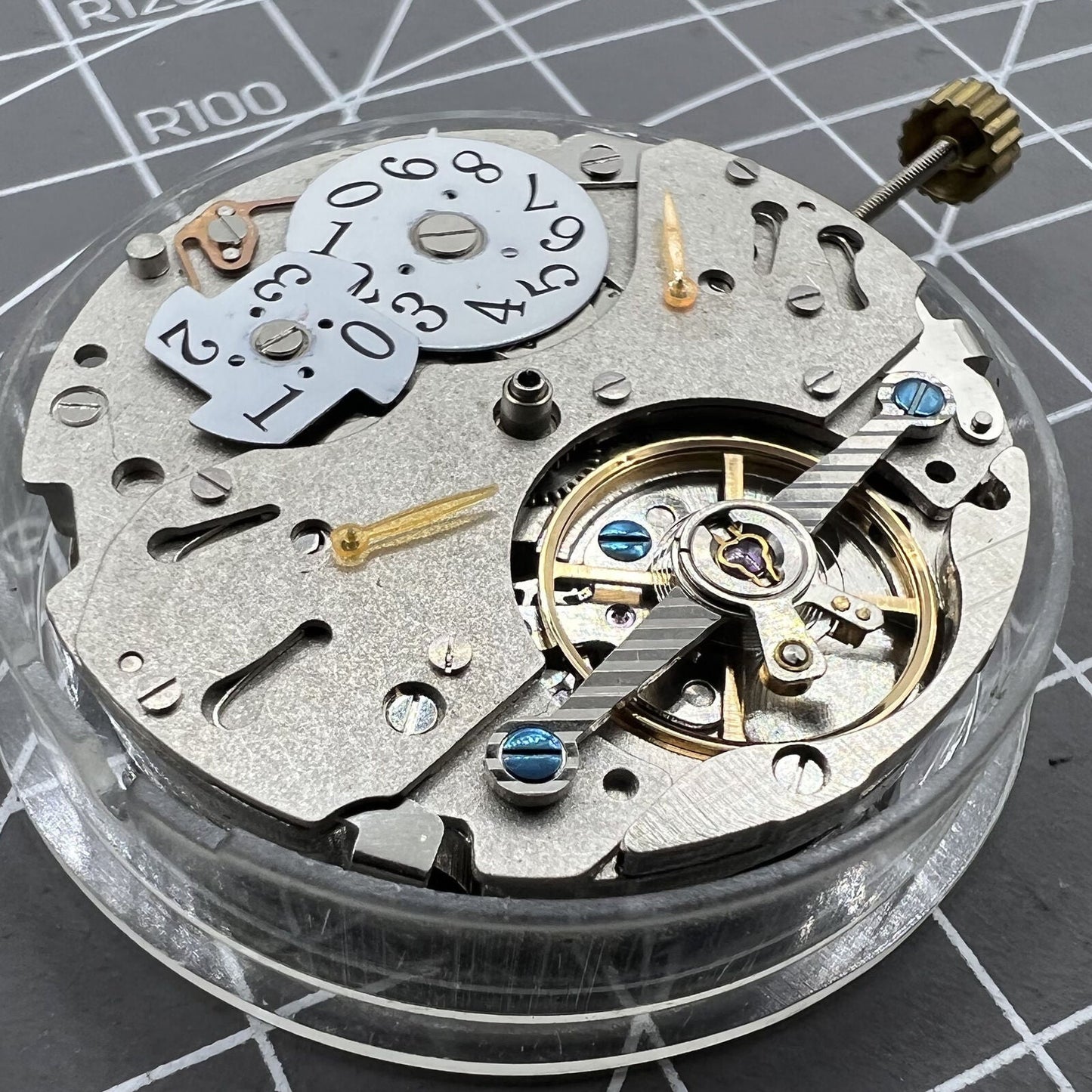 Automatic Mechanical Movement Reversed Balance Wheel Big Date At 12