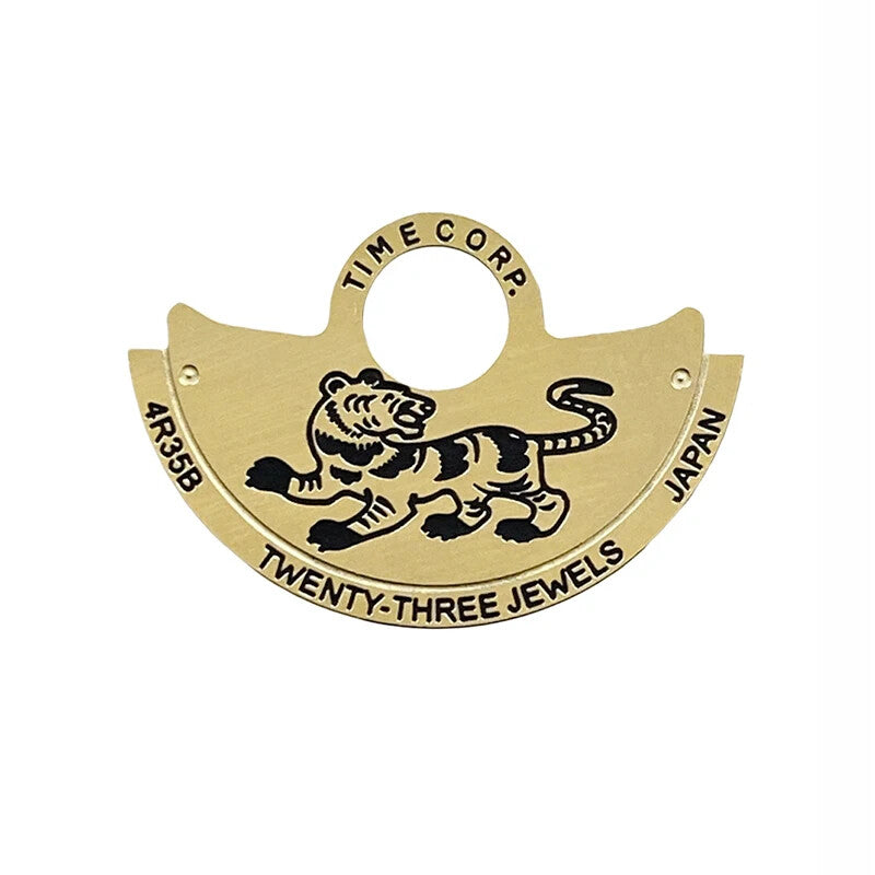 Zodiac Golden Rotor Oscillating Weight Overlay für NH35 NH36 Automatikwerk