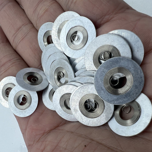 Silver mainspring for Movement 7009#180, compatible with various watches, high-quality generic fit.