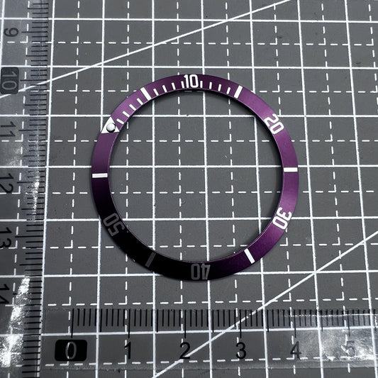 Aluminium Taucher Lünetteinsatz 39.5mm passend für Automatik SUB GMT Uhr