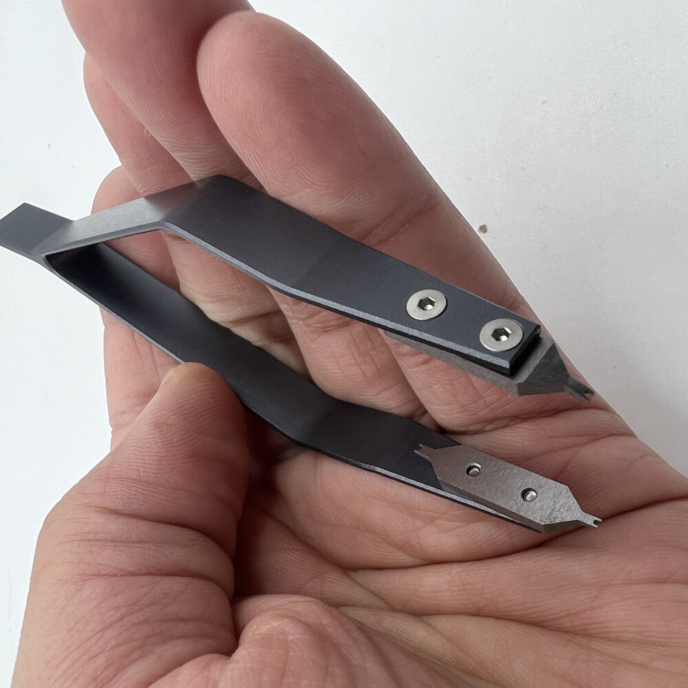 Stainless Steel Spring Bar Tweezer for precise watch lug removal and 7825 replacement fittings.