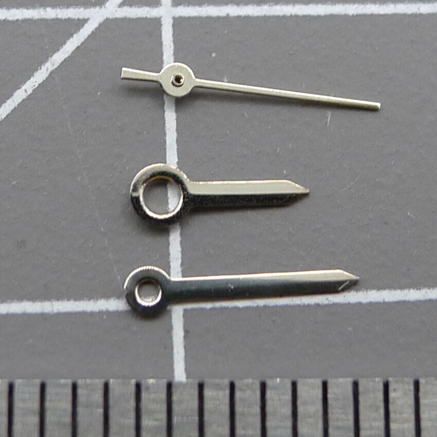 Jeu d'aiguilles de montre argentées pour mouvement Miyota 2035, longueurs 9 mm/8 mm/6 mm, n° 1516