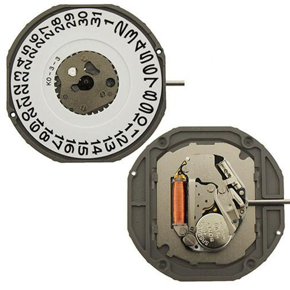 Miyota 2415 Japan Quartz Movement Date at 6