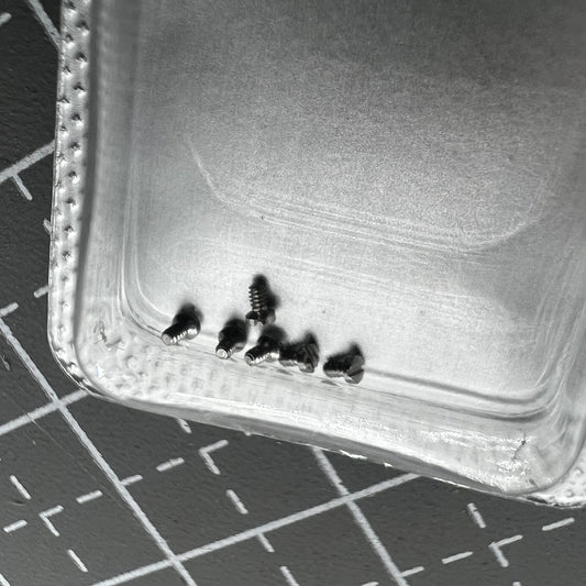 Set of 0.7mm back cover screws for La Grande Classique De Longines L4 watch repair