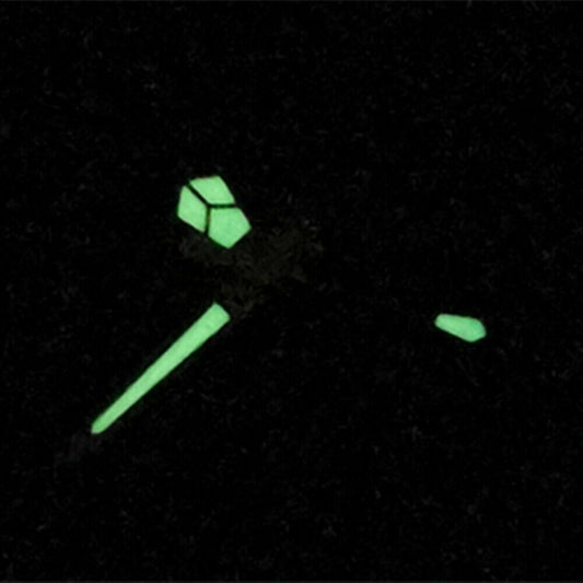 C3 green luminous watch hands set for SKX/SBBN with NH35A/NH36A movement, precise and durable.
