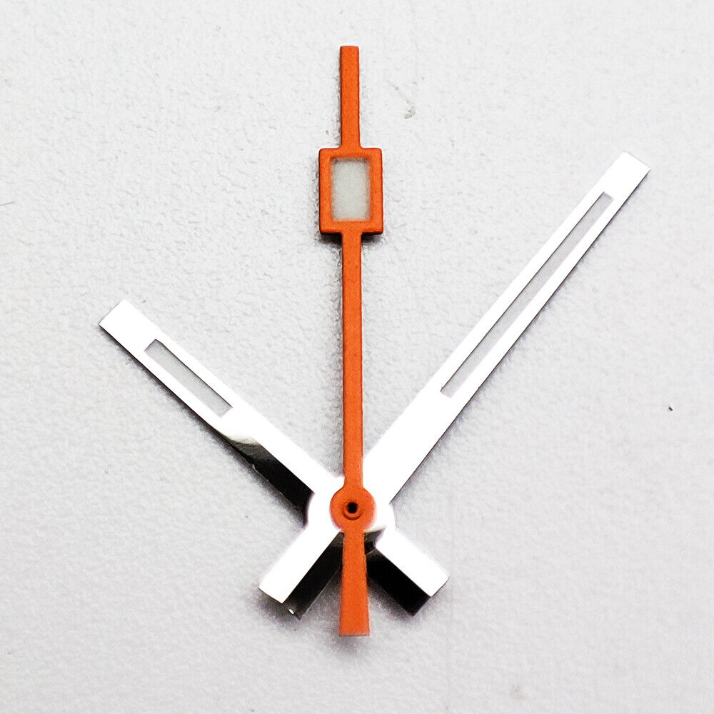 A104 green luminous watch hands for NH35A/NH36A movement, perfect for nighttime visibility, 8.5x12.5x13mm.