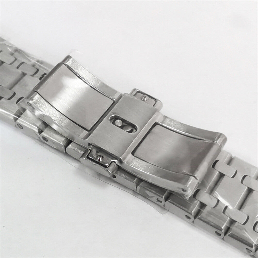 Bracelet de montre en acier inoxydable 41 mm, boîtier miroir en verre saphir pour NH70