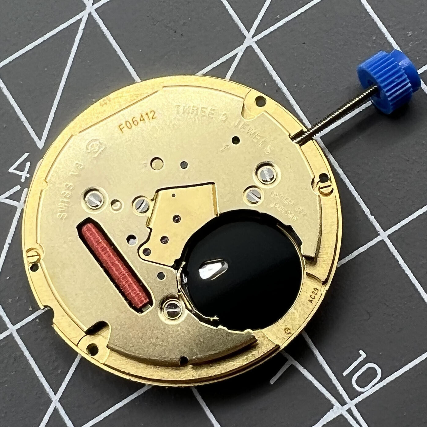 ETA F06.412 quartz watch movement by ETA, high-precision replacement for 955.112 models.