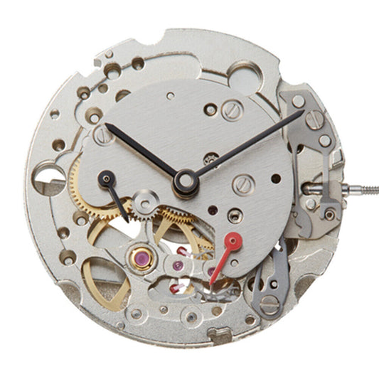 Miyota Citizen 82S7 silver plated automatic mechanical watch movement, precision Japan engineering