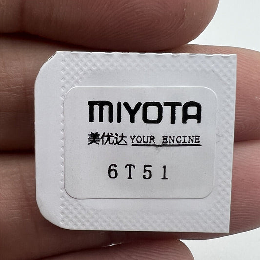 Japan Made Complete Barrel with mainspring for 6T51 6601 movement, durable watch accessory.