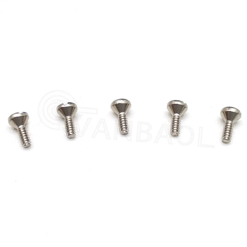 Durable watch case cushion mount screws for Miyota 8215 8200 movements, Precision replacement parts.
