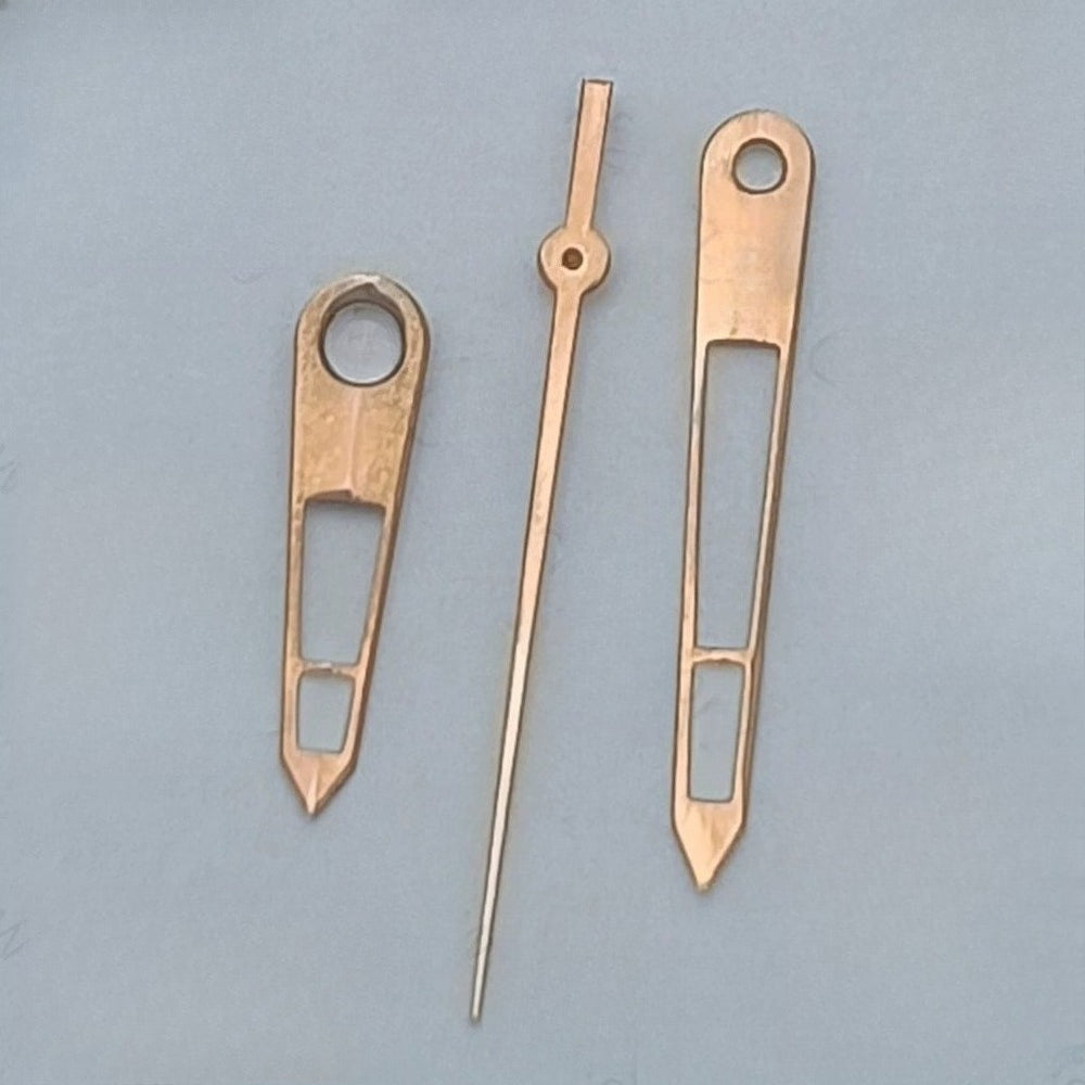 8X12X12mm Rose Golden Trim Hollow Watch Hands For NH35 NH37