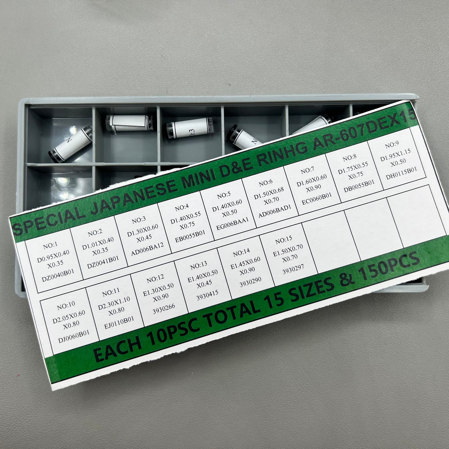 Special Glass Crystal Waterproof Mini D&E Ring for Watch Crown Seal Gasket