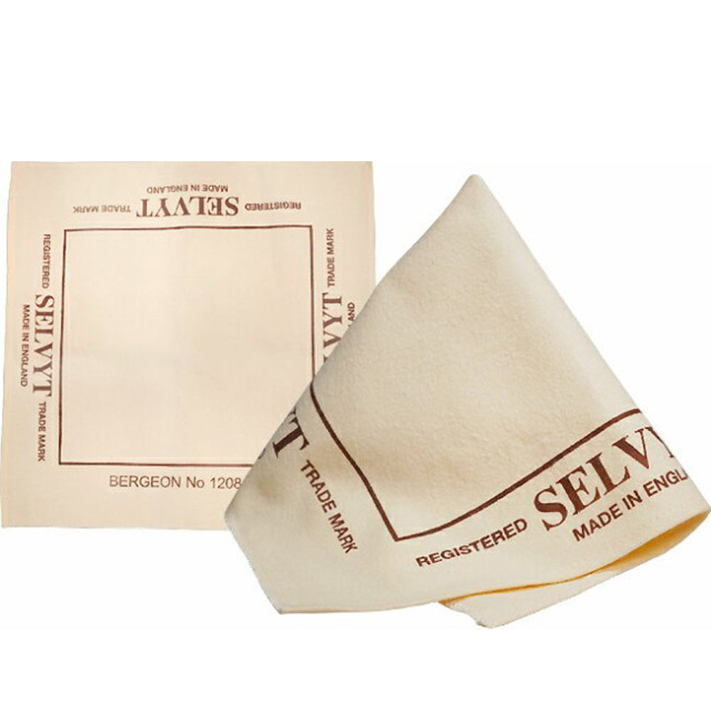Bergeon 1208-SR-B chamois-coloured cotton cleaning cloth for watch accessories maintenance