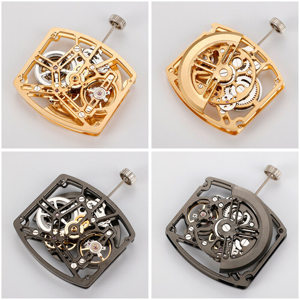 Asian HZ1C01A Silver/Golden/Black Barrel Shape Automatic Mechanical Movement