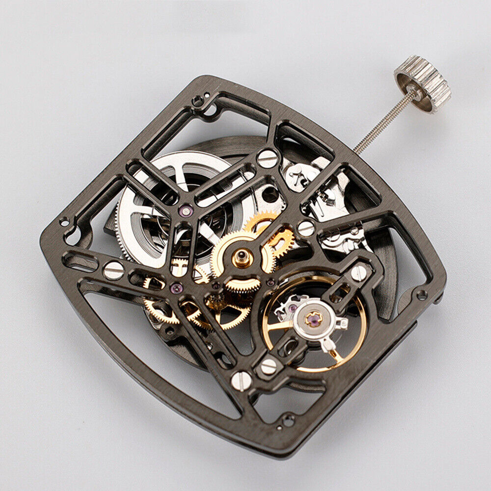 Asian HZ1C01A Silver/Golden/Black Barrel Shape Automatic Mechanical Movement