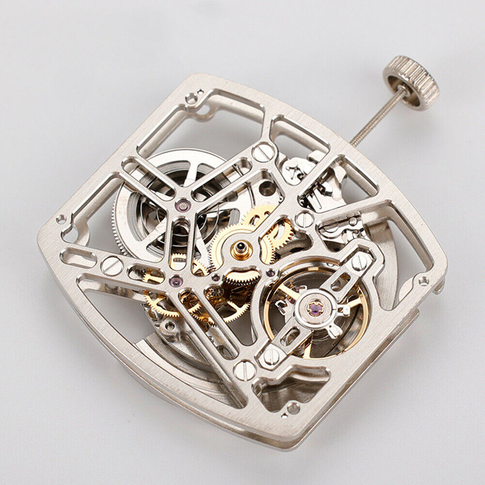 Asian HZ1C01A Silver/Golden/Black Barrel Shape Automatic Mechanical Movement