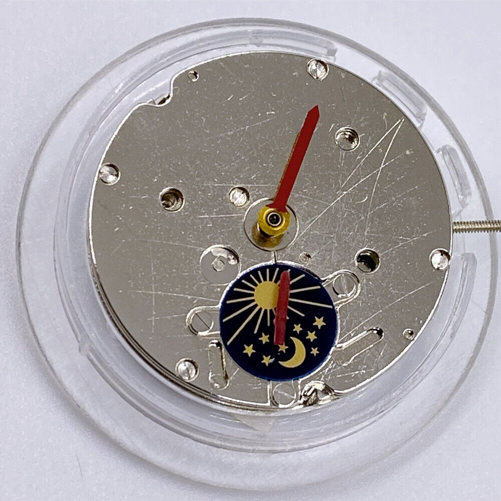 Mouvement mécanique automatique à 3 aiguilles, phase lune et étoile, fabriqué en Chine, 2813