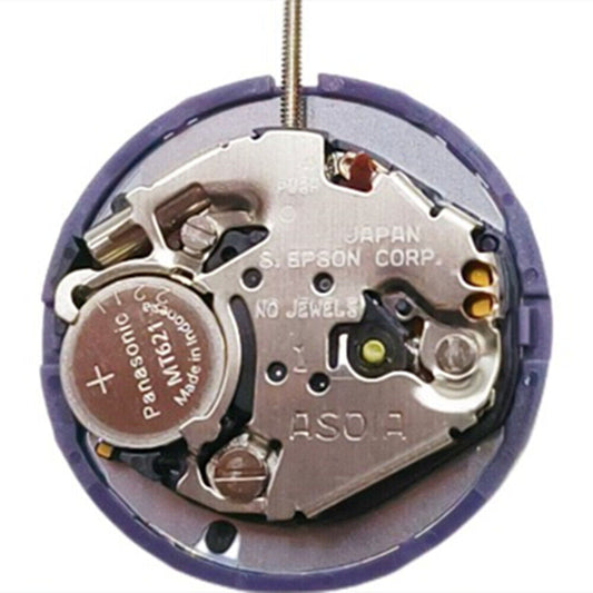 Epson AS01A solar watch movement with three hands, genuine Japan-made precision accessory