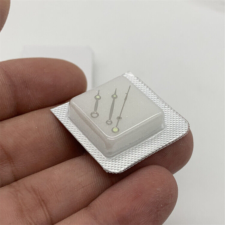 13 mm 3 Zeiger, grün leuchtend, Herrenuhrzeiger-Set für Miyota 8200 Uhrwerk 8240
