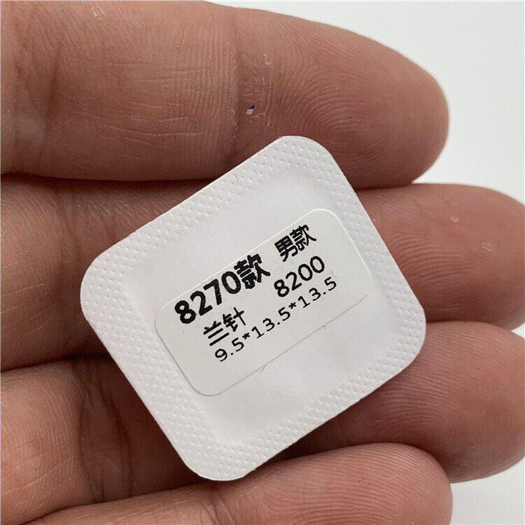13,5 mm grün leuchtende Herrenuhrzeiger für Miyota 8200 8205 Uhrwerk 8270
