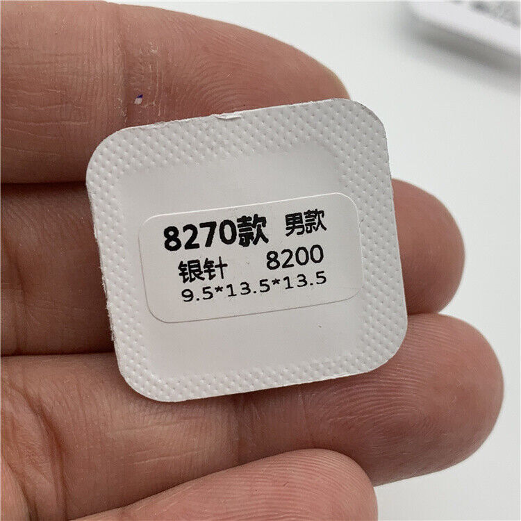 13,5 mm grün leuchtende Herrenuhrzeiger für Miyota 8200 8205 Uhrwerk 8270