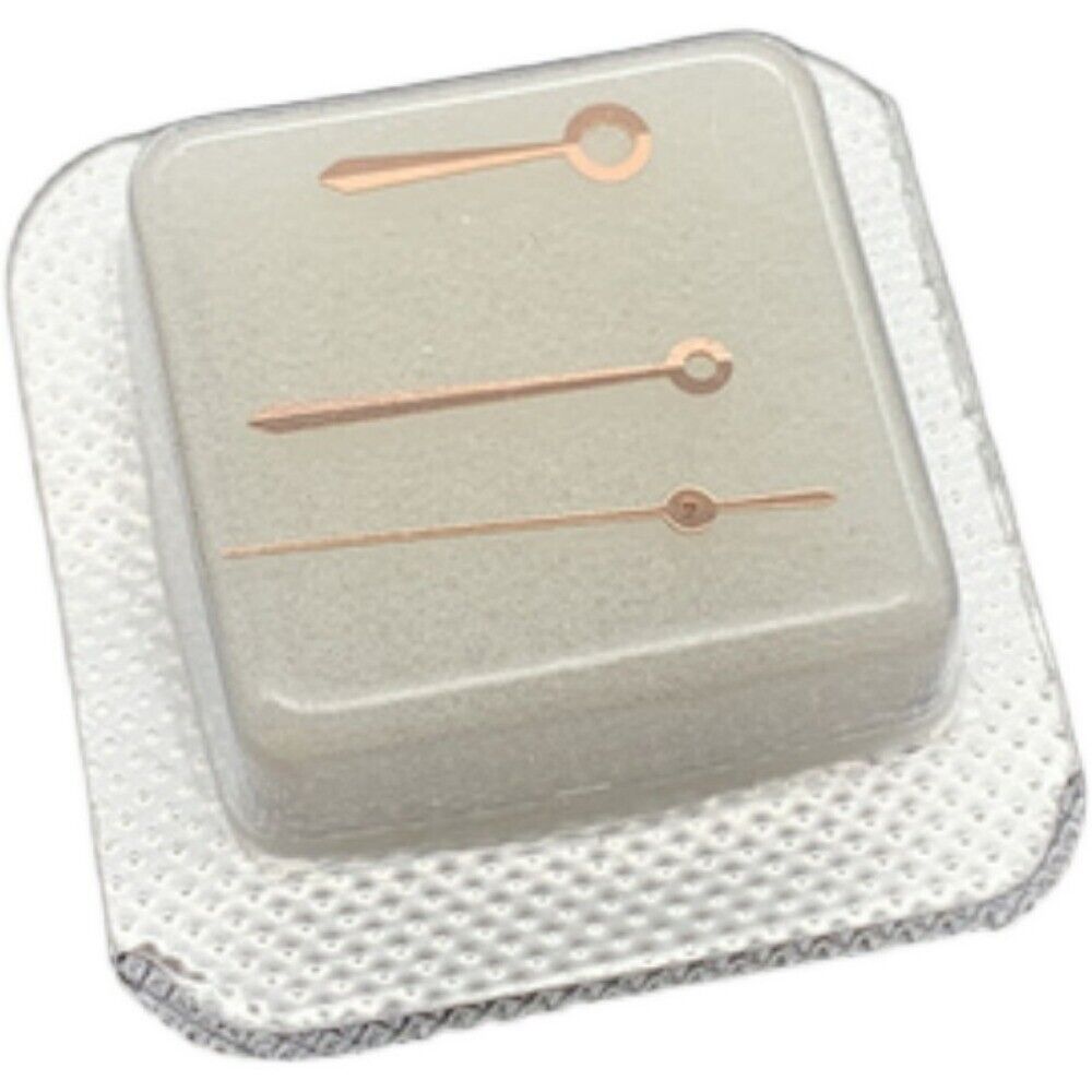12mm ETA 2892 men's watch hands set, featuring hour, minute, and second hands for precise timekeeping.