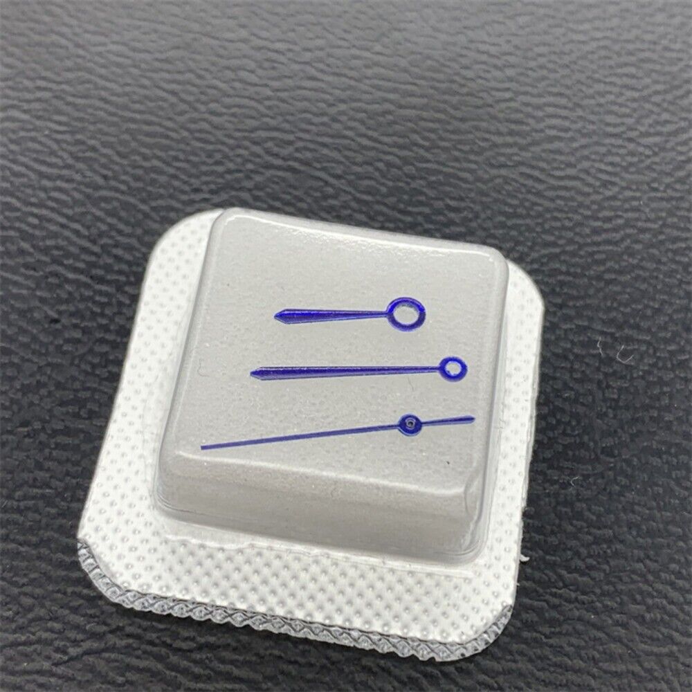 12mm ETA 2892 men's watch hands set featuring hour, minute, and second hands for accurate timekeeping by ETA.