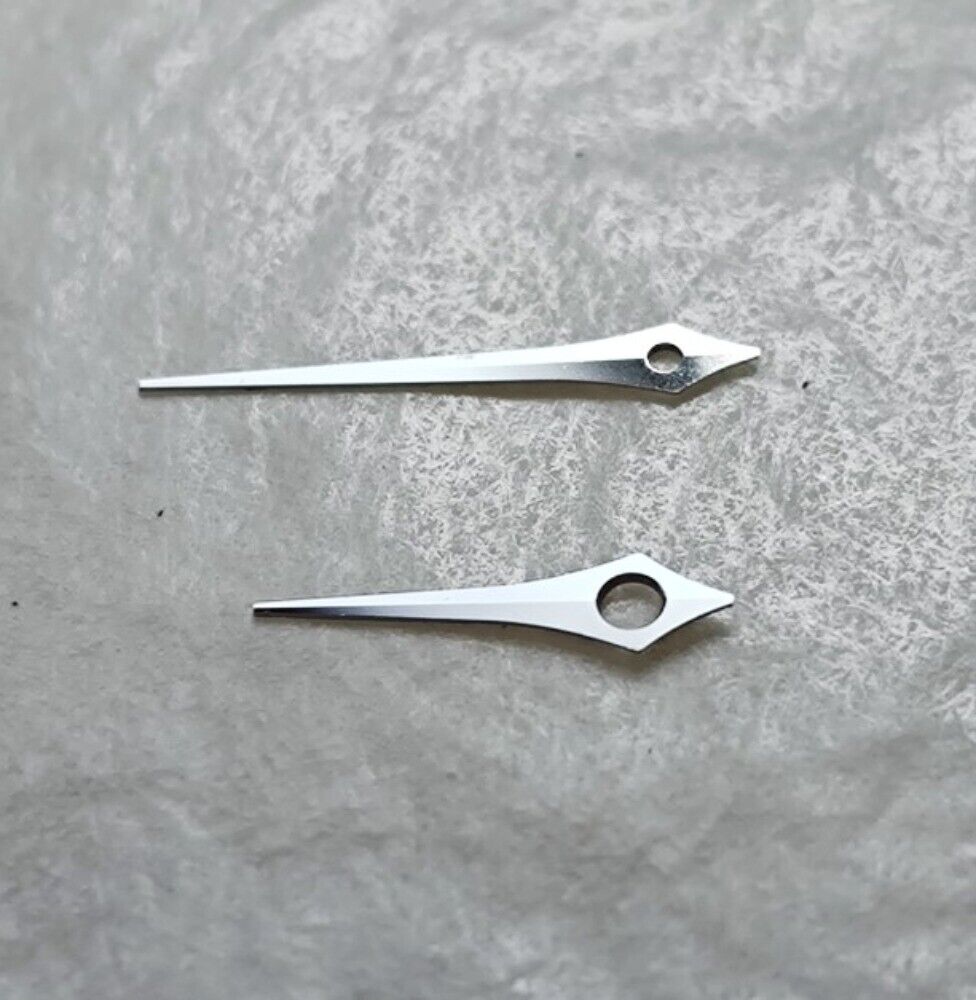 7 x 10 mm silber/goldene Uhrzeiger in Pfeilform für das Epson TMI VJ34-Uhrwerk