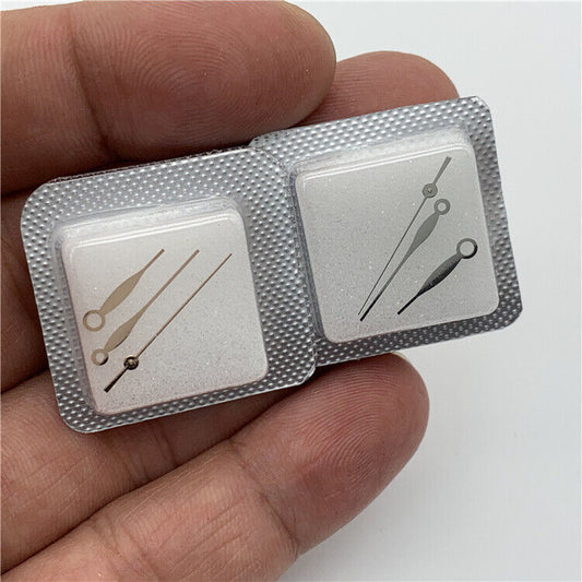 Silver Rose Gold 3 Hands Set for ETA 2824 2836 Men's Watch Movement, precision parts.