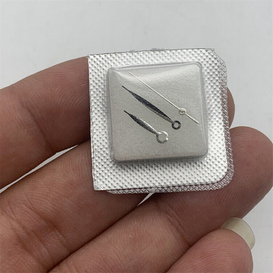 13mm green lume watch hands with lightning second hand, compatible with Miyota NH35/NH36, perfect for upgrades.