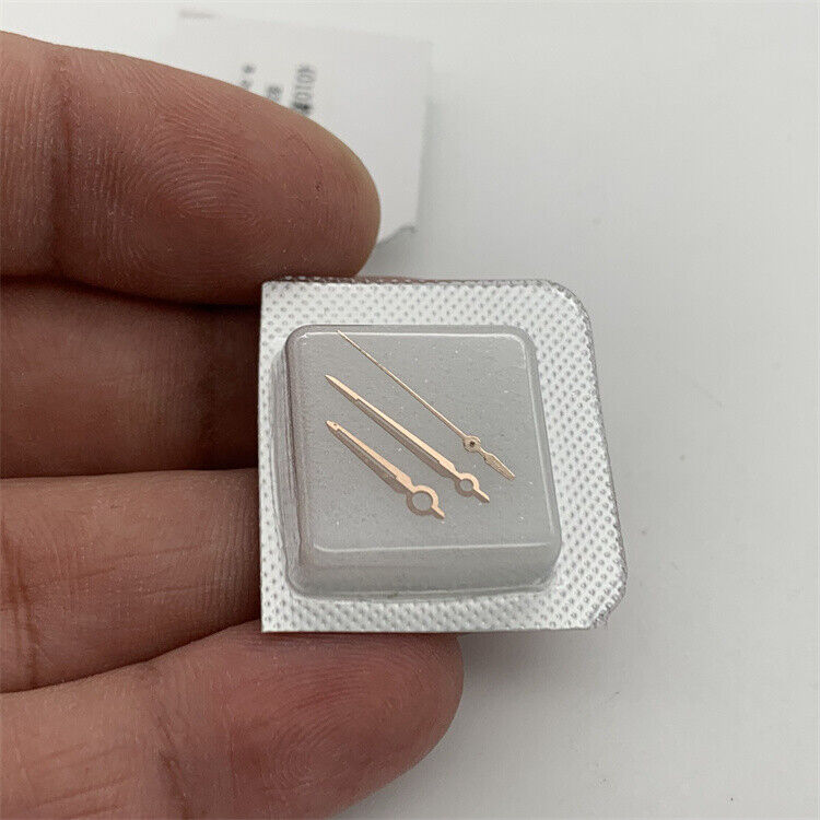 13 mm grün leuchtende 3-Zeiger-Uhrzeiger für Herrenuhren, für Miyota 8200-Uhrwerk 4010