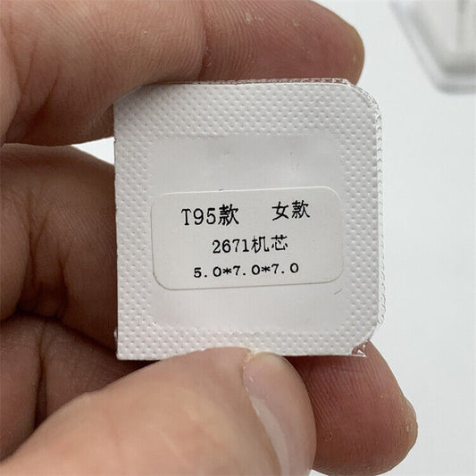 3 hands set for ETA 2671 movement lady watch by T95, including hour, minute, and second hands