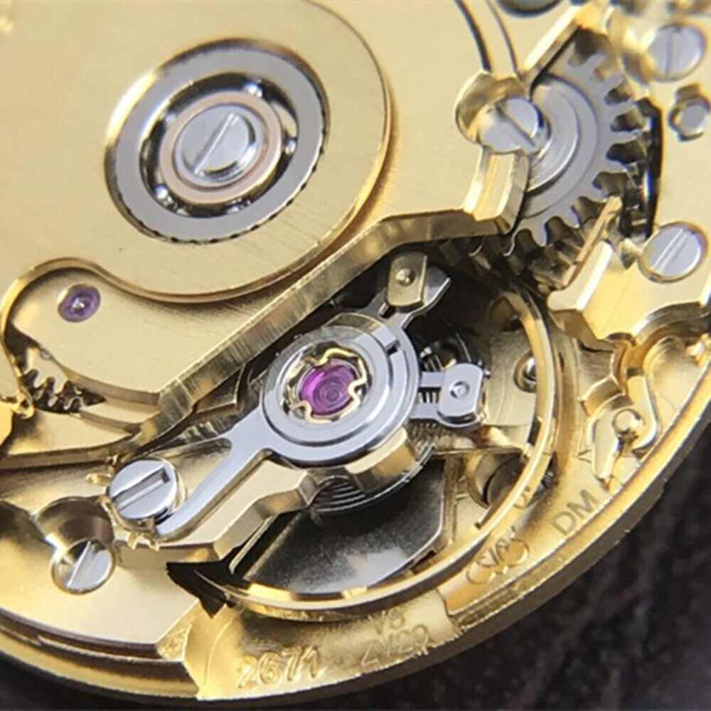 Genuine Swiss ETA2671 automatic mechanical watch movement by Golden V8, certified precision.