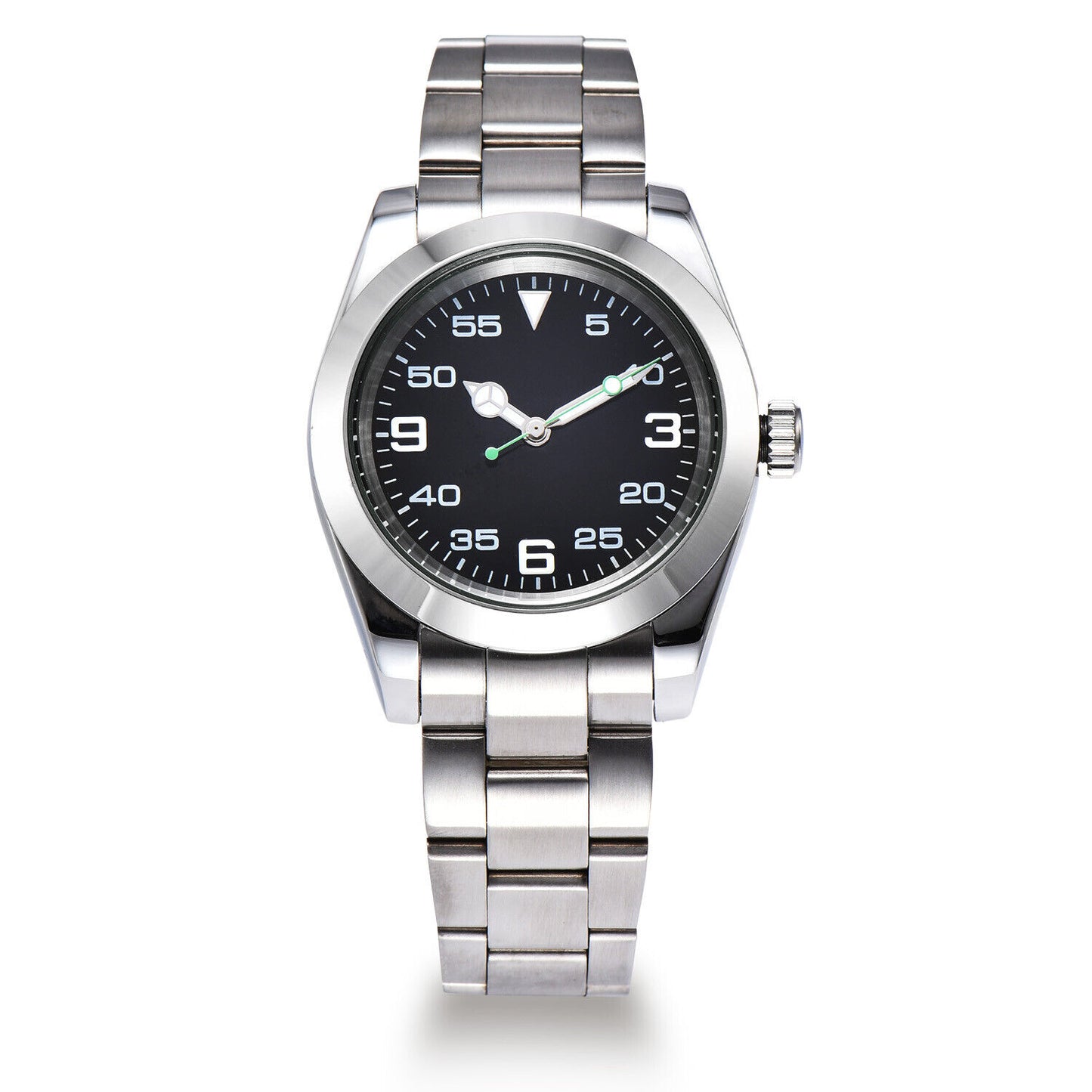Montre-bracelet mécanique de plongée étanche pour homme, 316L, 40 mm, verre saphir, 3/6/9