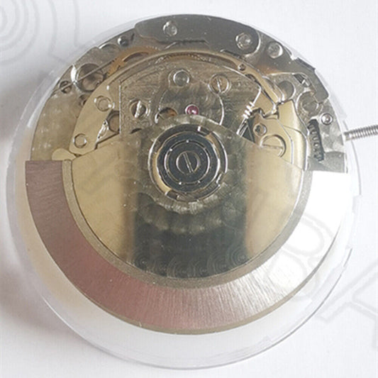 China Made 7750 mechanical watch movement showcasing small seconds at 3, 6, and 9 o'clock, no calendar.