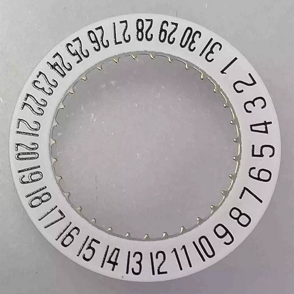 White Date Disk Wheel Date Wheel Date At 6 Fit for ETA F04.111 Watch Movement