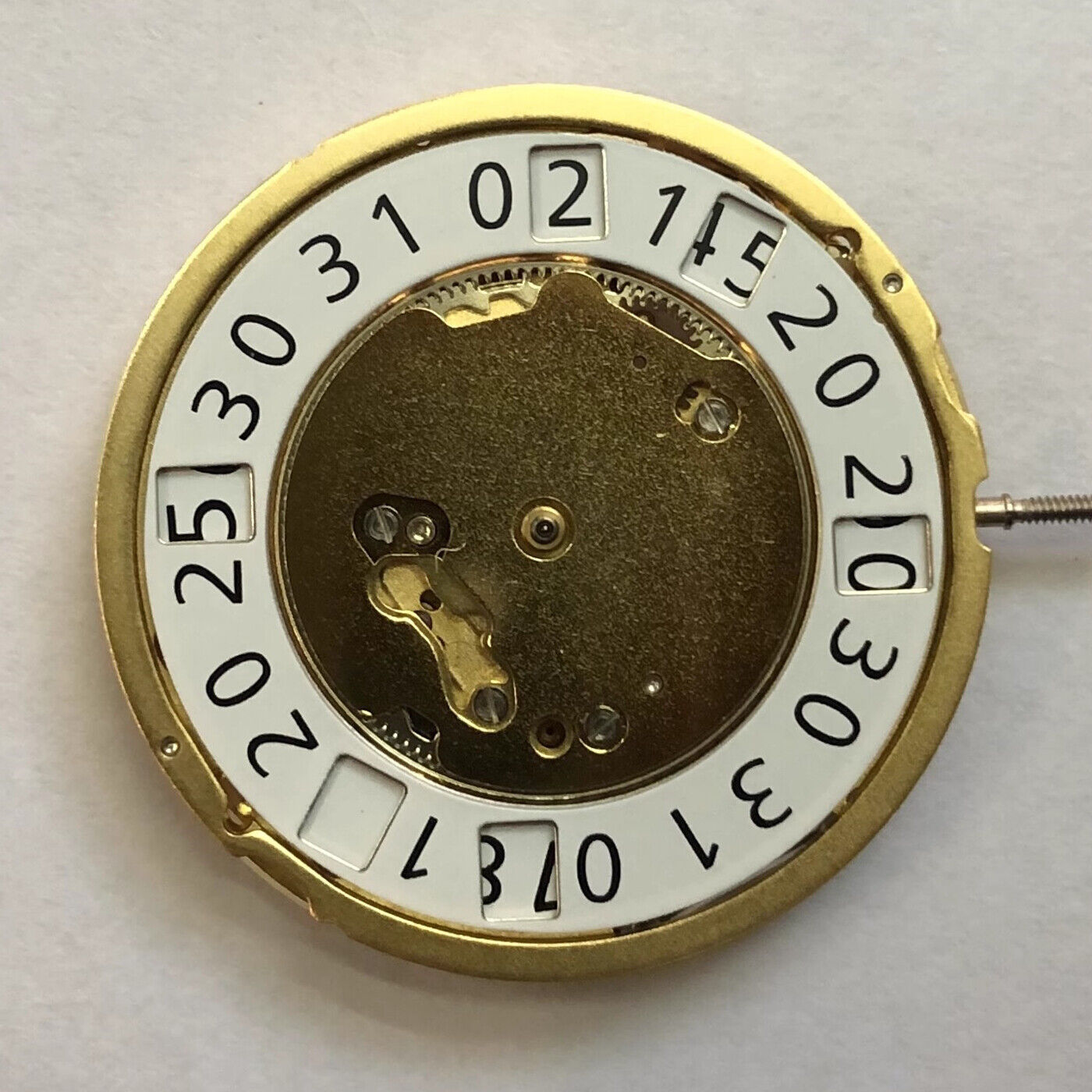 Ronda 6003B 6003.B Quarzuhrwerk, Schweizer Uhrwerk, golden, 4 Steine