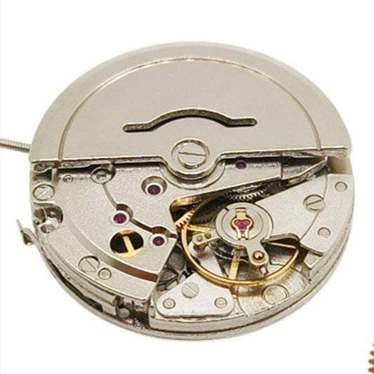China Made 8205 automatic watch movement with date at 3 and small seconds at 6/9/12 positions.