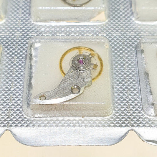 Japan Made golden watch balance wheel with splint, compatible with Miyota NH38 NH39 movements, precision fit.