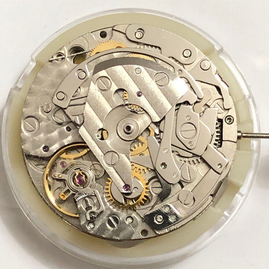 China Made 7750 mechanical movement watch with small seconds at 6 o'clock, three hands, no calendar.