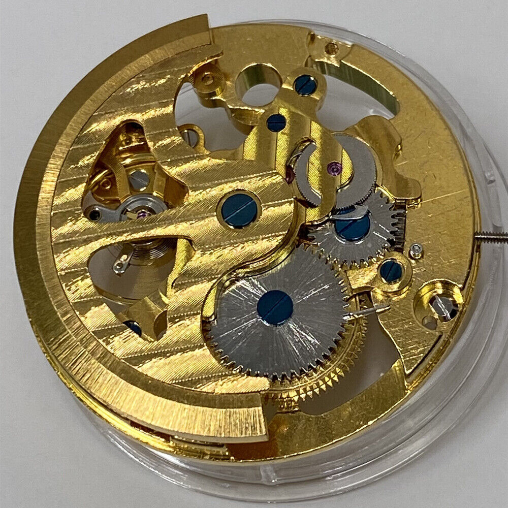 Mouvement mécanique automatique extra-large Golden Hollow 7120 de 32,8 mm fabriqué en Chine